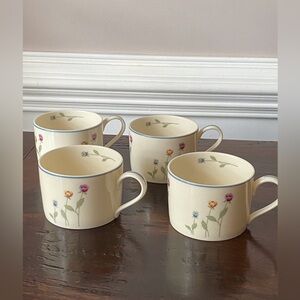 NEW Gorham country flowers tea cups, fine china.